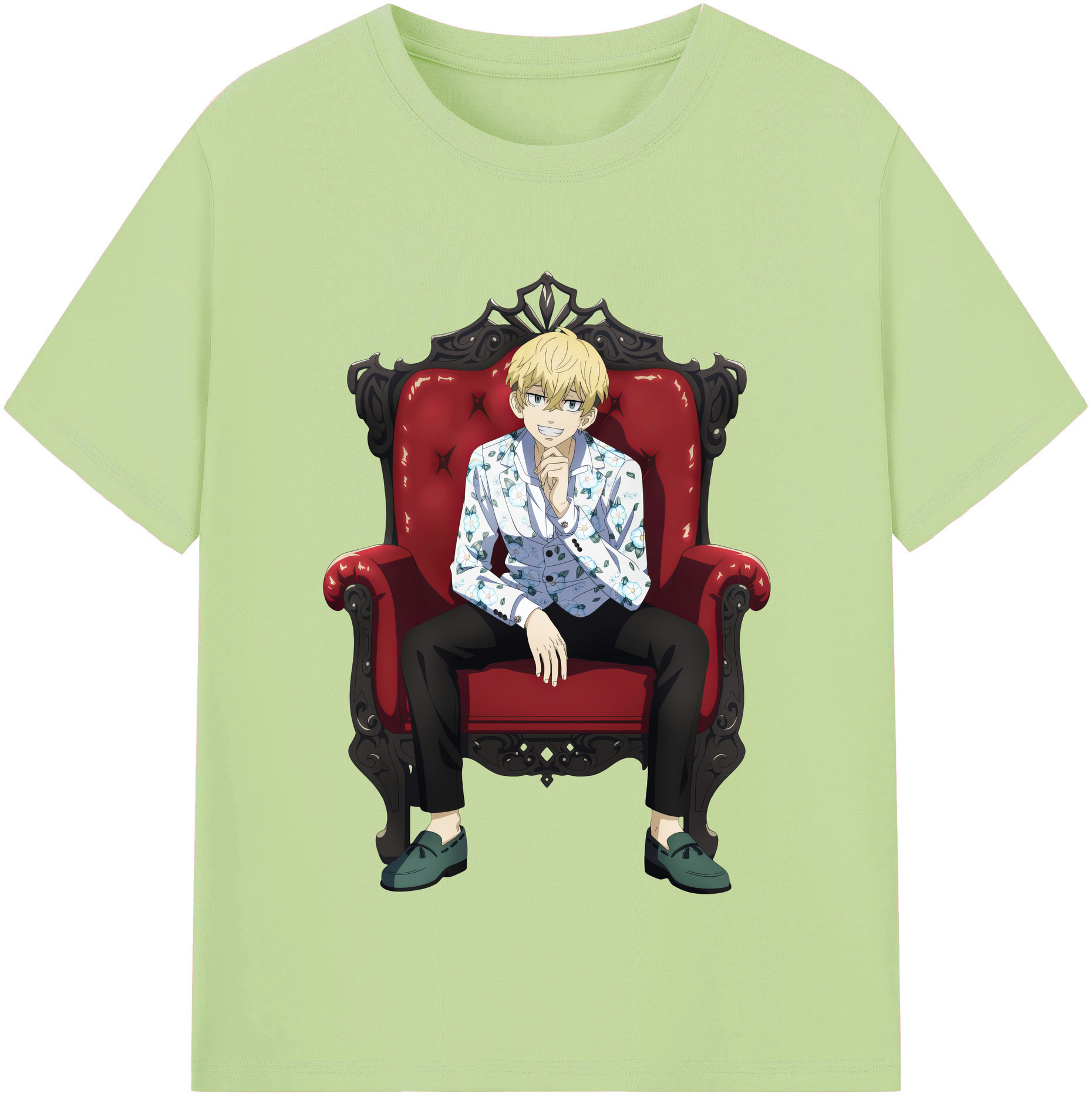 （画像用） 東京リベンジャーズ Tokyo Revengers 綿100％半袖Tシャツ（フロントプリント）